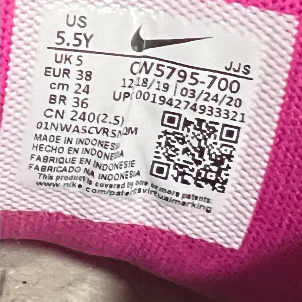 Nike Air Max 90 LTR (GS) | Color-Volt/Multi-Color/Fire Pink - Picture 9 of 10